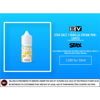 Stax Salt - Vanilla Cream...