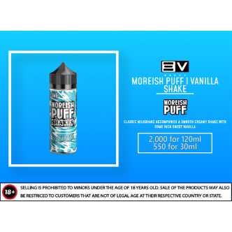 Moreish Puff - Vanilla Shake