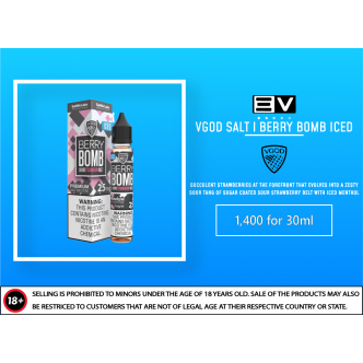 Vgod Salt - Berry Bomb Iced