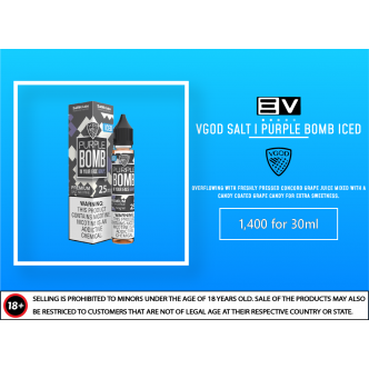 Vgod Salt - Purple Bomb Iced