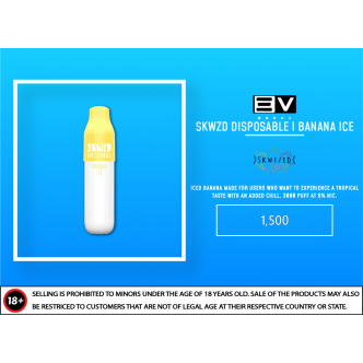 Skwzd Disposable - Banana Ice