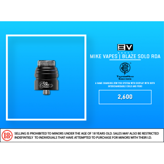 Mike Vapes - Blaze Solo RDA