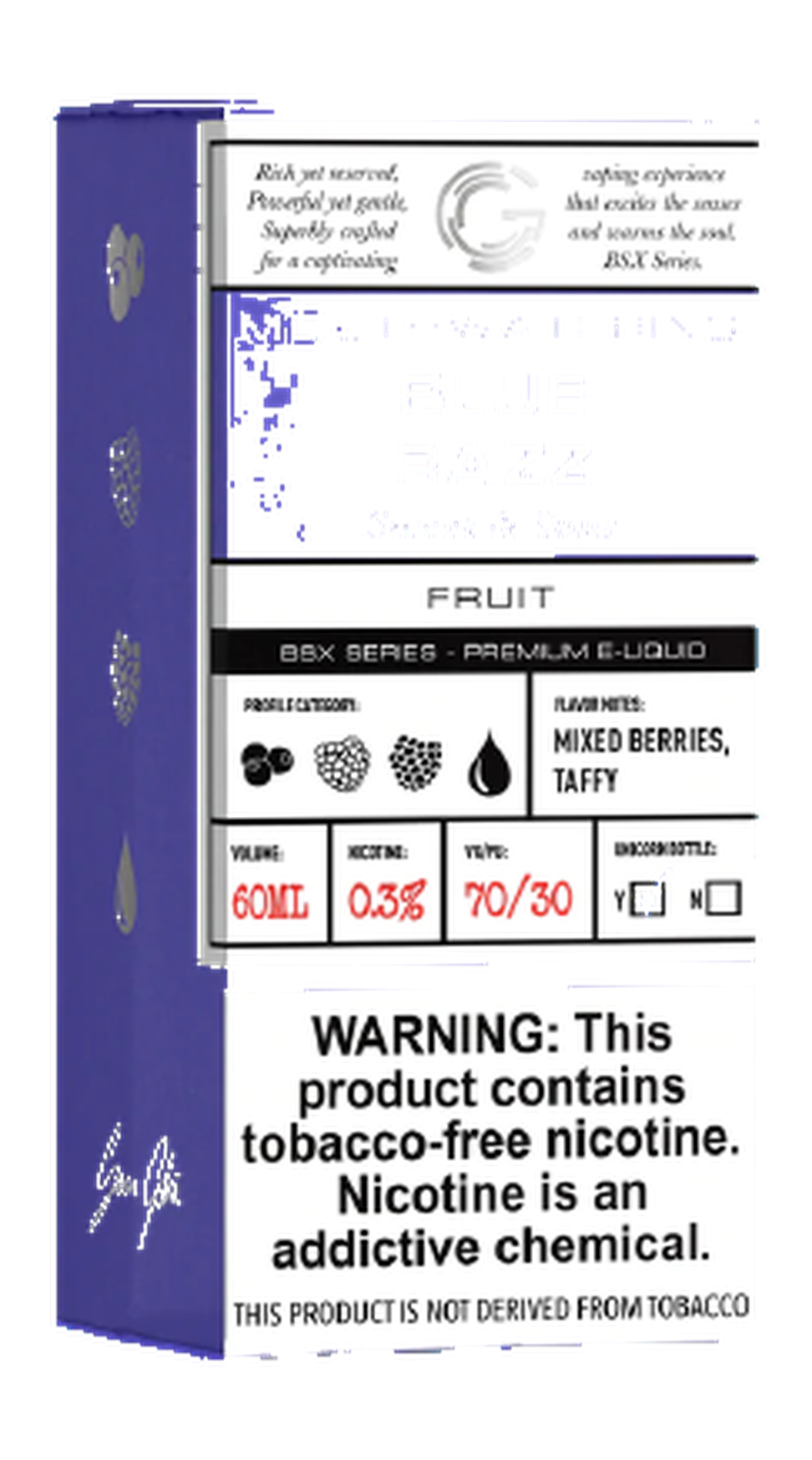 Glas Basix - Blue Razz