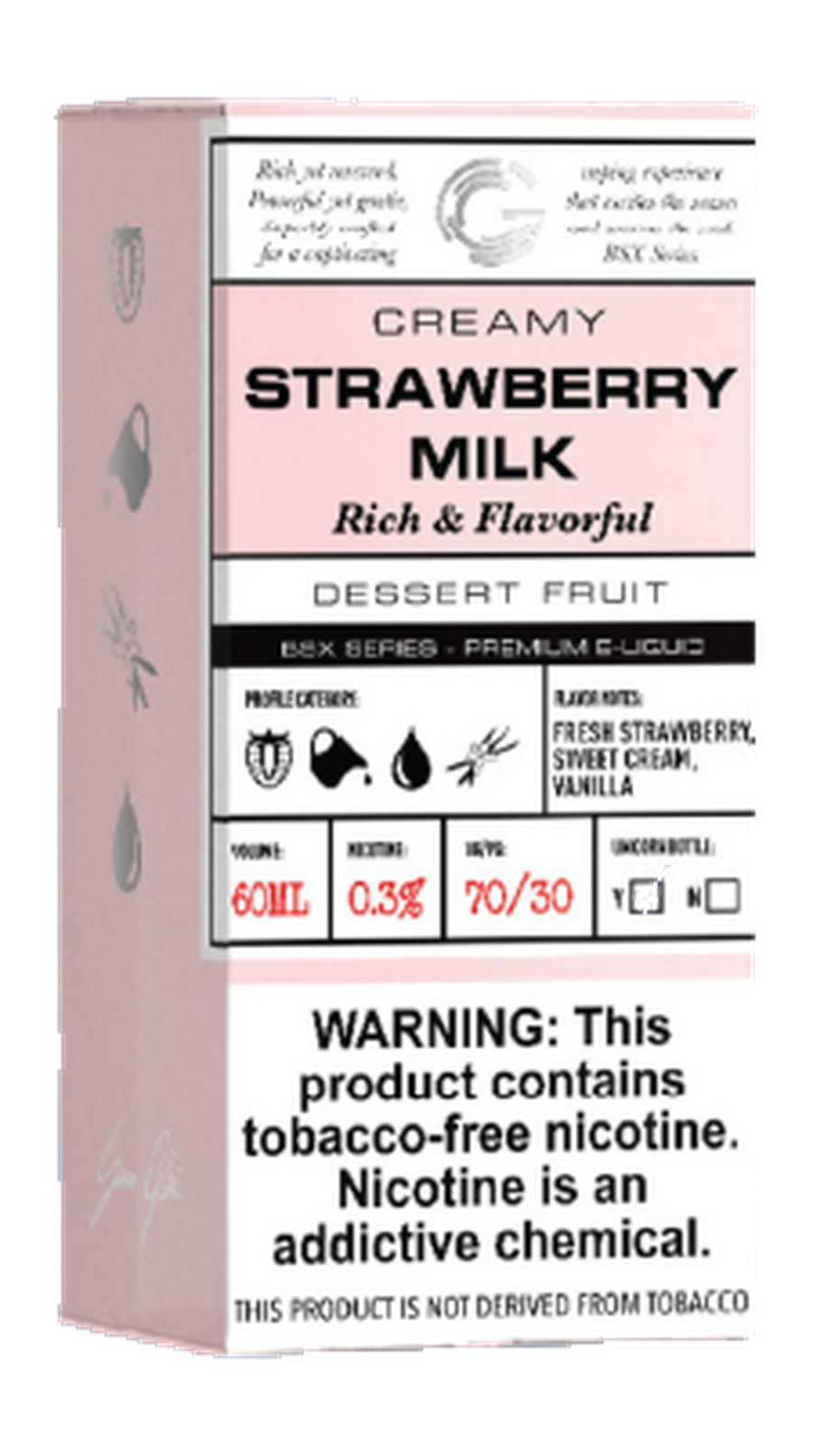Glas Basix - Strawberry Milk