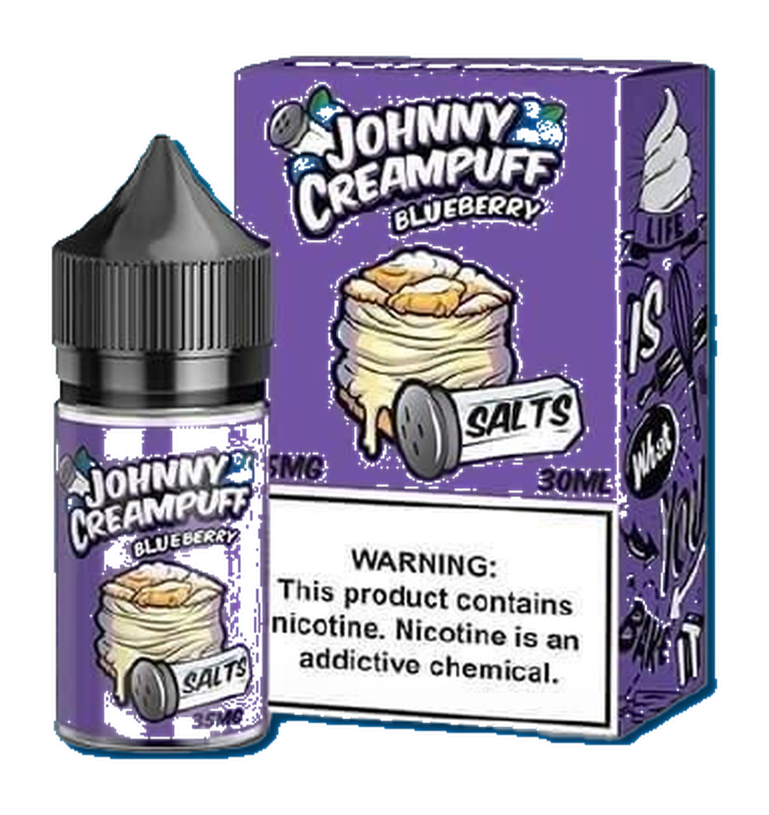 Johnny Creampuff Salts - Blueberry