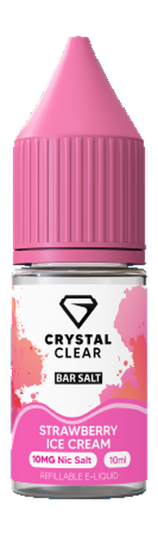 Crystal Clear Bar Salt - Strawberry Ice Cream 10ml